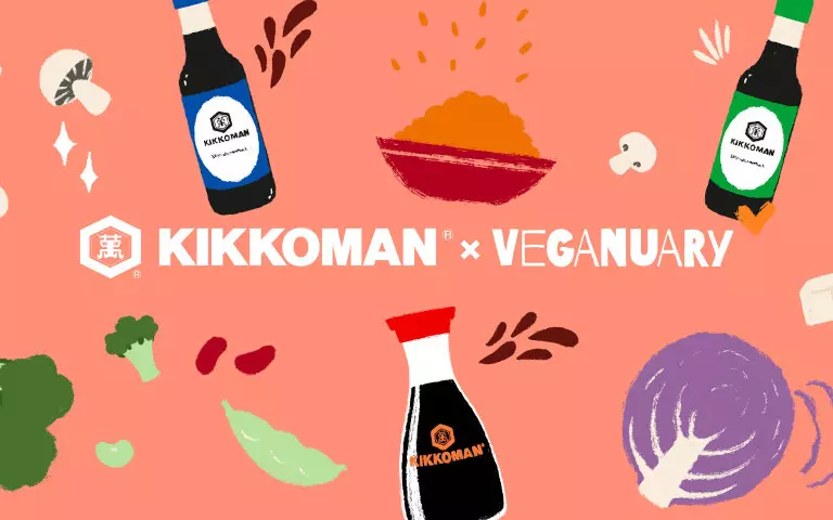 Så underbart: Veganuary med Kikkoman, Illustration, dekorativ