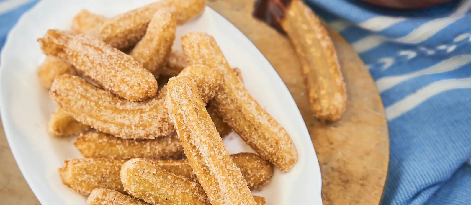 Churros med chokladsås