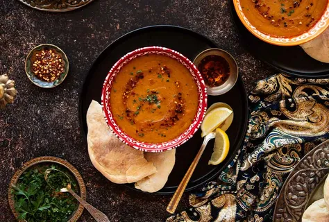 Turkisk soppa med röda linser och morot