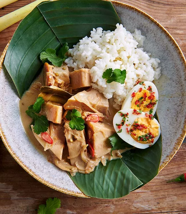Gudeg Jogja indonesisk jackfruktgryta