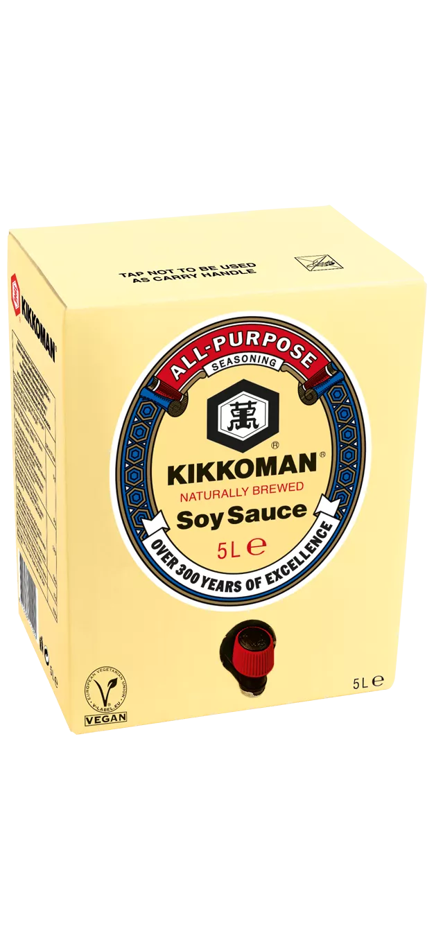 Kikkoman naturligt bryggd sojasås 5 L bag-in-box