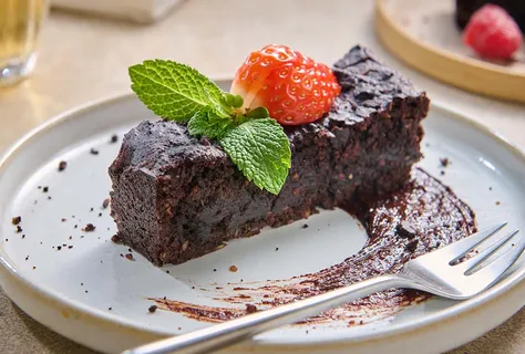 Glutenfri brownie med svarta bönor