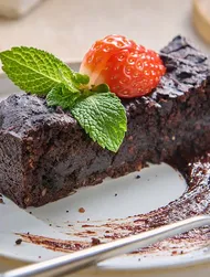 Glutenfri brownie med svarta bönor