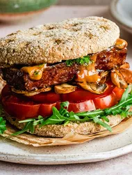 Smakfull tofuburgare med glädje