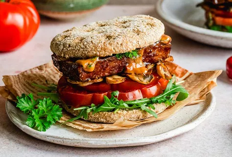 Smakfull tofuburgare med glädje