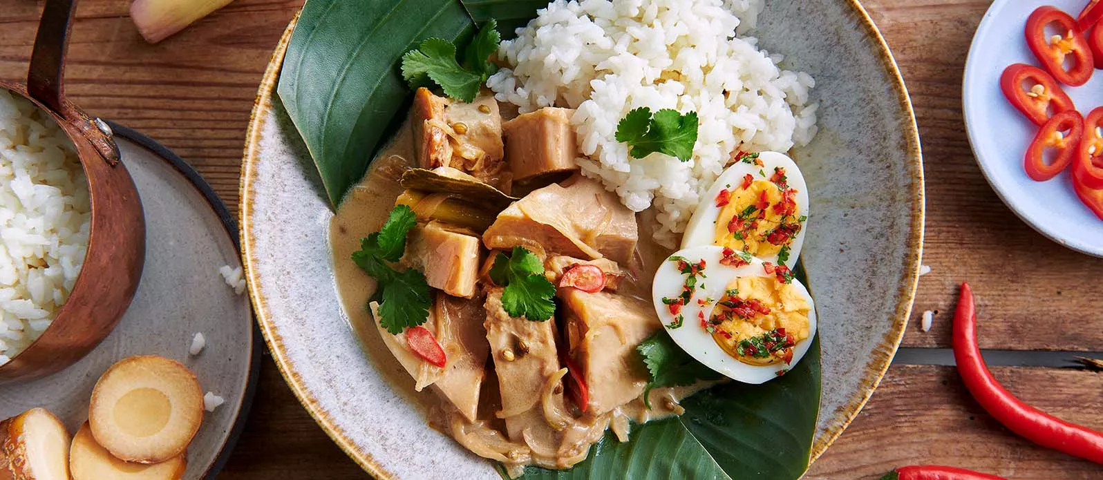 Gudeg Jogja indonesisk jackfruktgryta