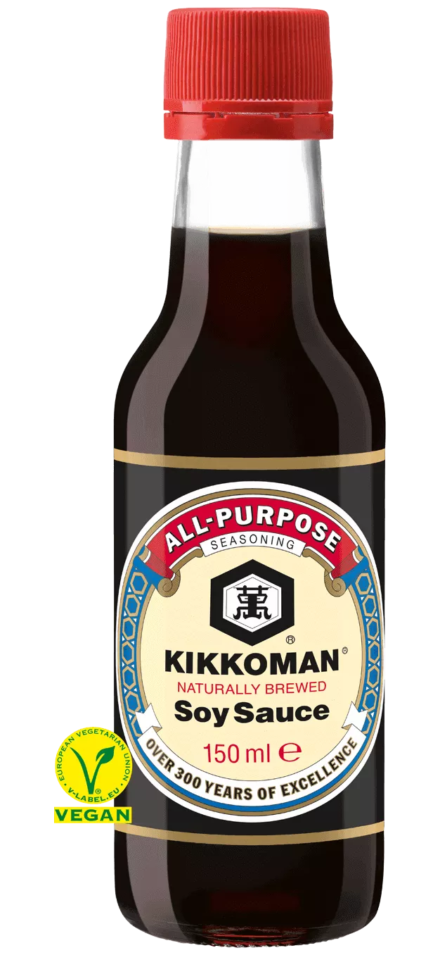 Kikkoman naturligt bryggd sojasås 150 ml glasflaska