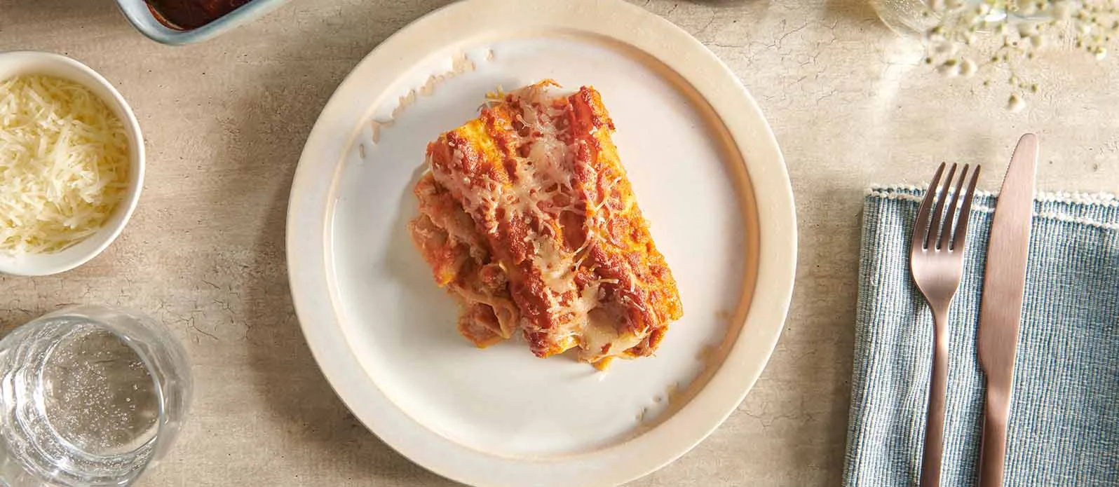 Cannelloni fylld med bläckfisk och lamm
