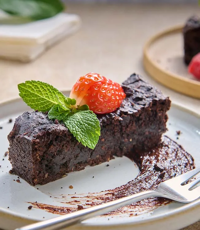 Glutenfri brownie med svarta bönor