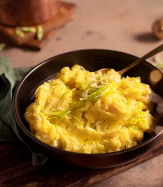 Potatismos, palsternacka och purjolök