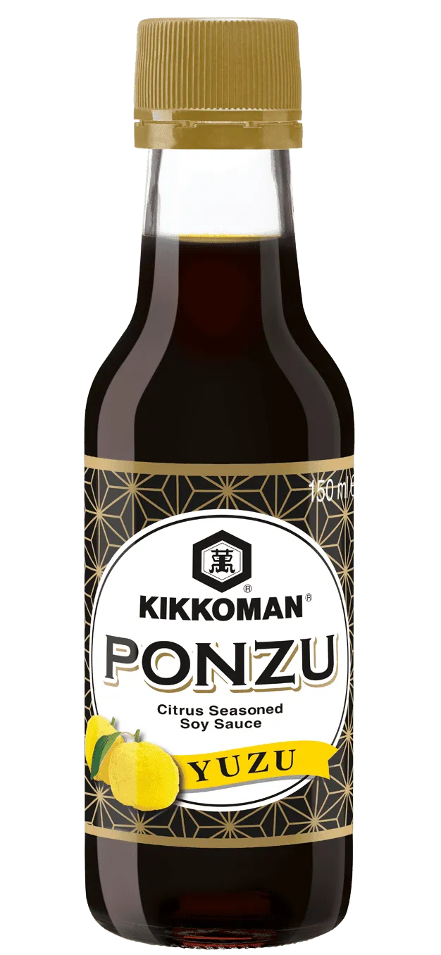 Kikkoman Ponzu - en blandning av sojasås, ättika och yuzu-fruktjuice