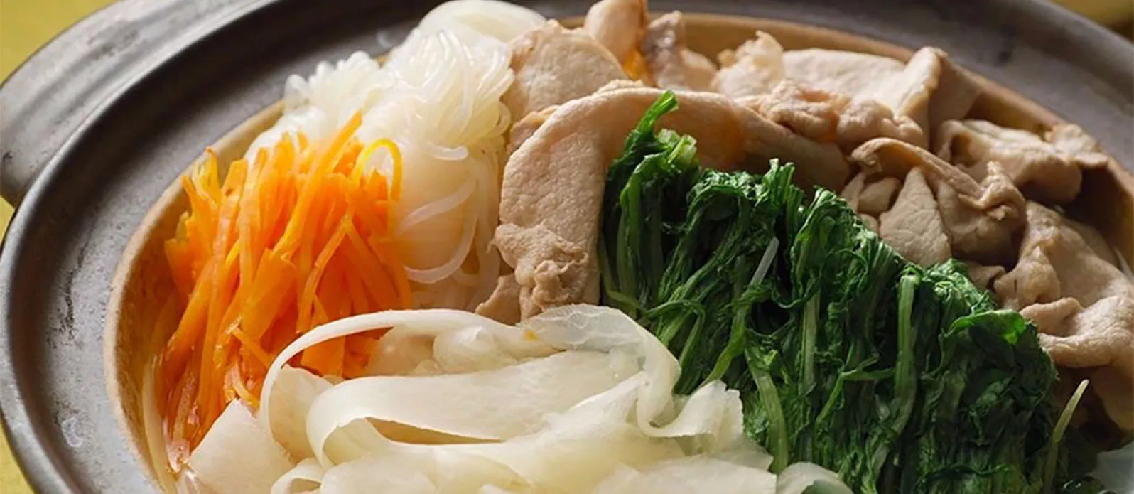 Daikon radish shabu-shabu