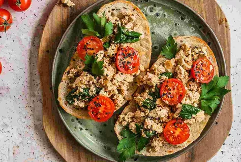 Rostat bröd med tofuröra