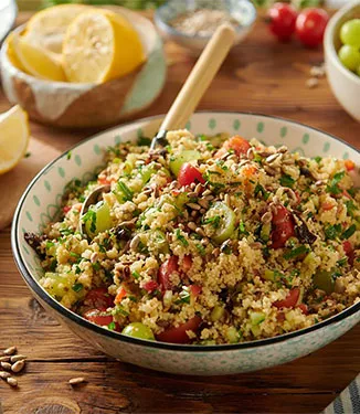 Sommarsallad med cous cous och citrus