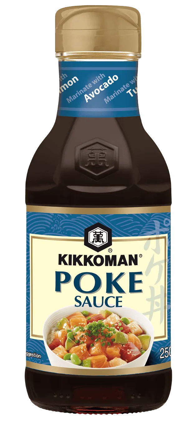 Kikkoman Sojasås- Och Sesamoljebaserad Sås Till Pokeskål 250 ml glasflaska