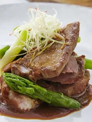 Fläskkotletter med asiatisk ingefärssås
