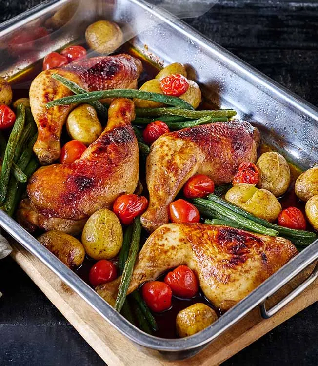 Kycklingben med soja & honung