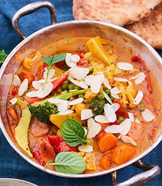 Vegetarisk snabbcurry