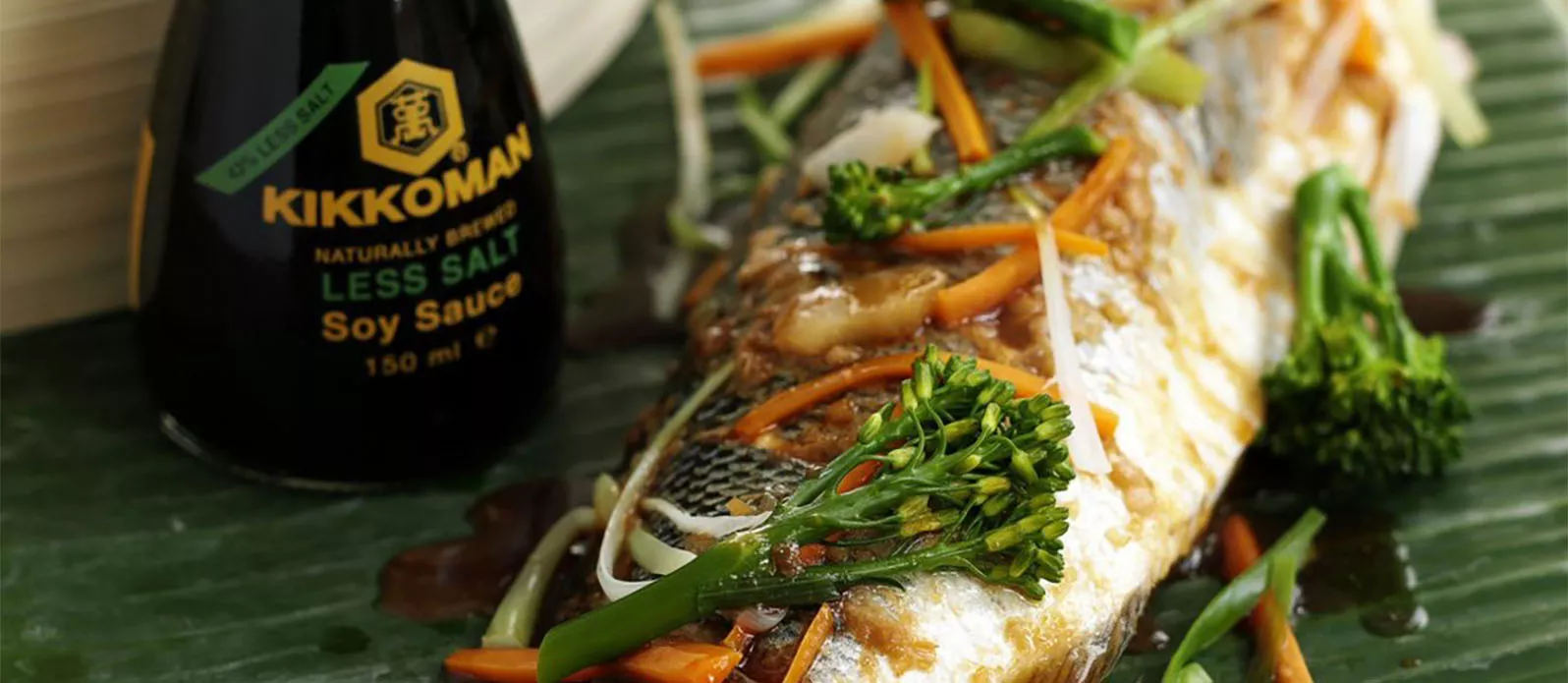 Havsabborre med citrongräs, lime och ingefära