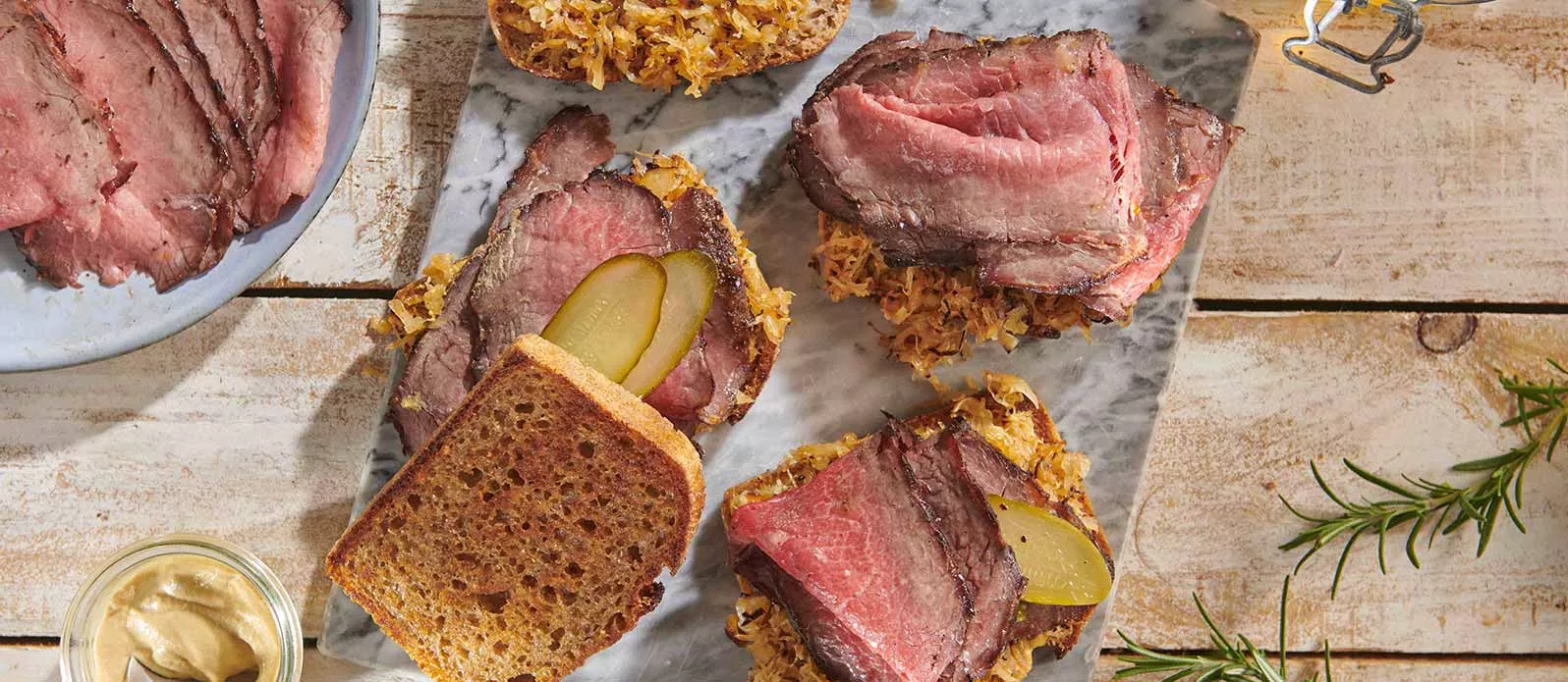 Grillad rostbiff – pastrami style