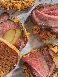 Grillad rostbiff – pastrami style
