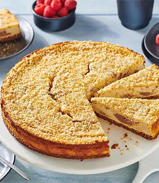 Krispig choklad-cheesecake