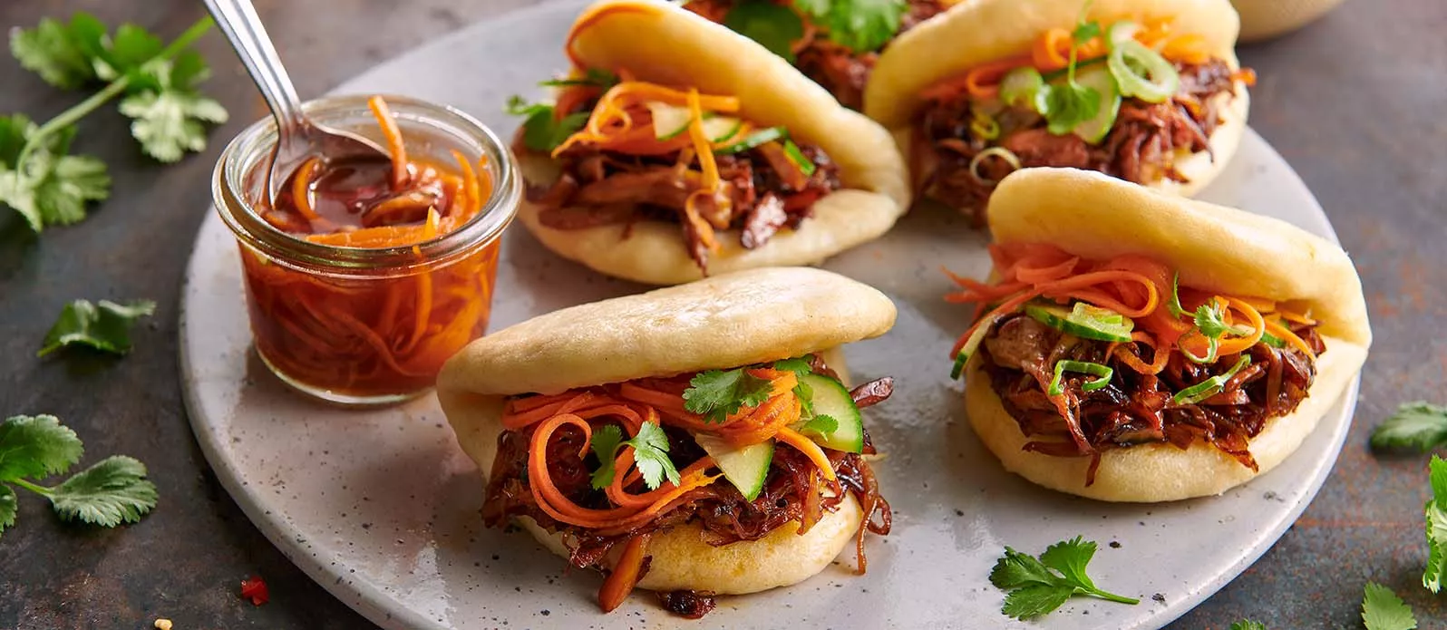 Bao med “Pulled”-ostronskivling