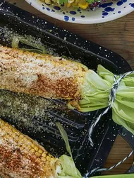 Kryddiga grillade majskolvar/Elotes