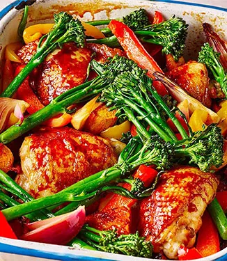 Teriyaki-chicken-traybake