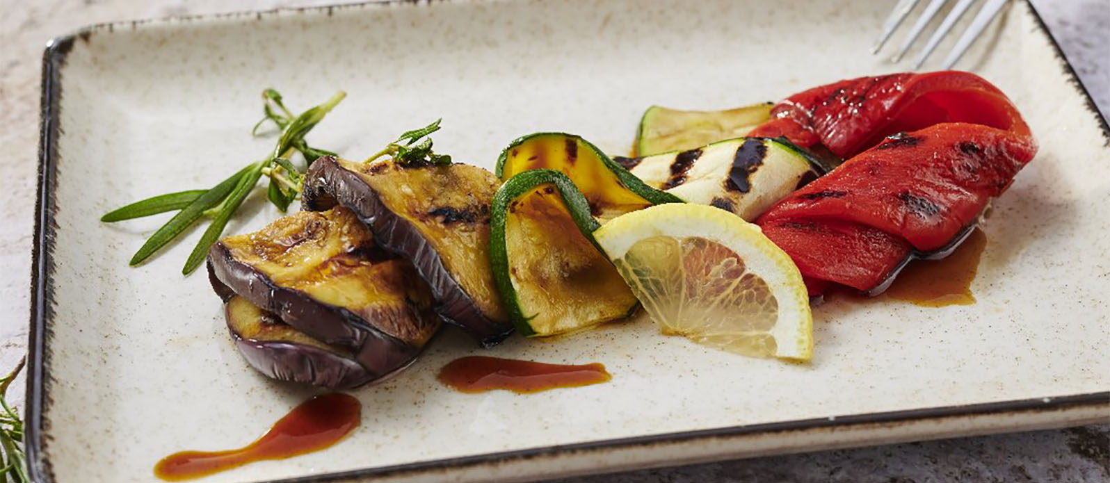 Grillade grönsaker med citronsoja