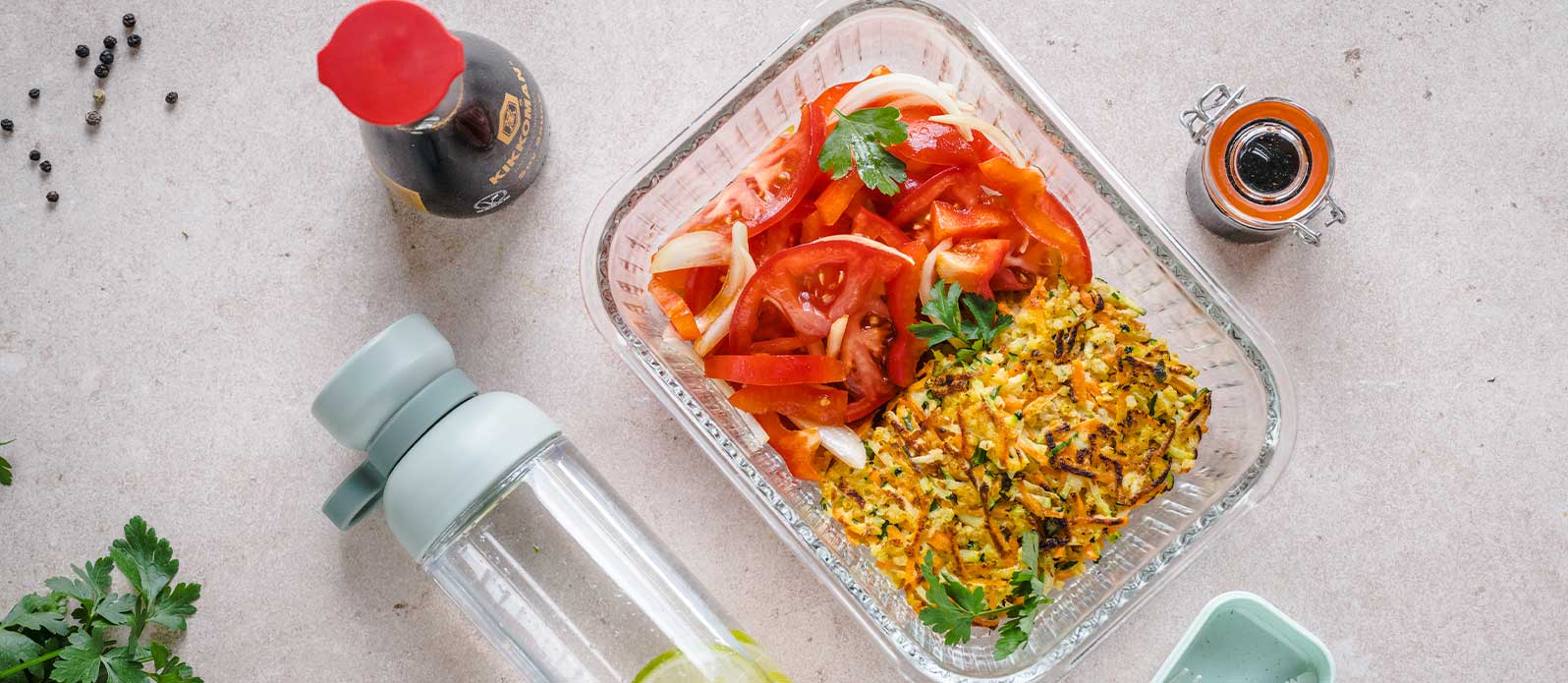 Zucchini- och morotspannkakor