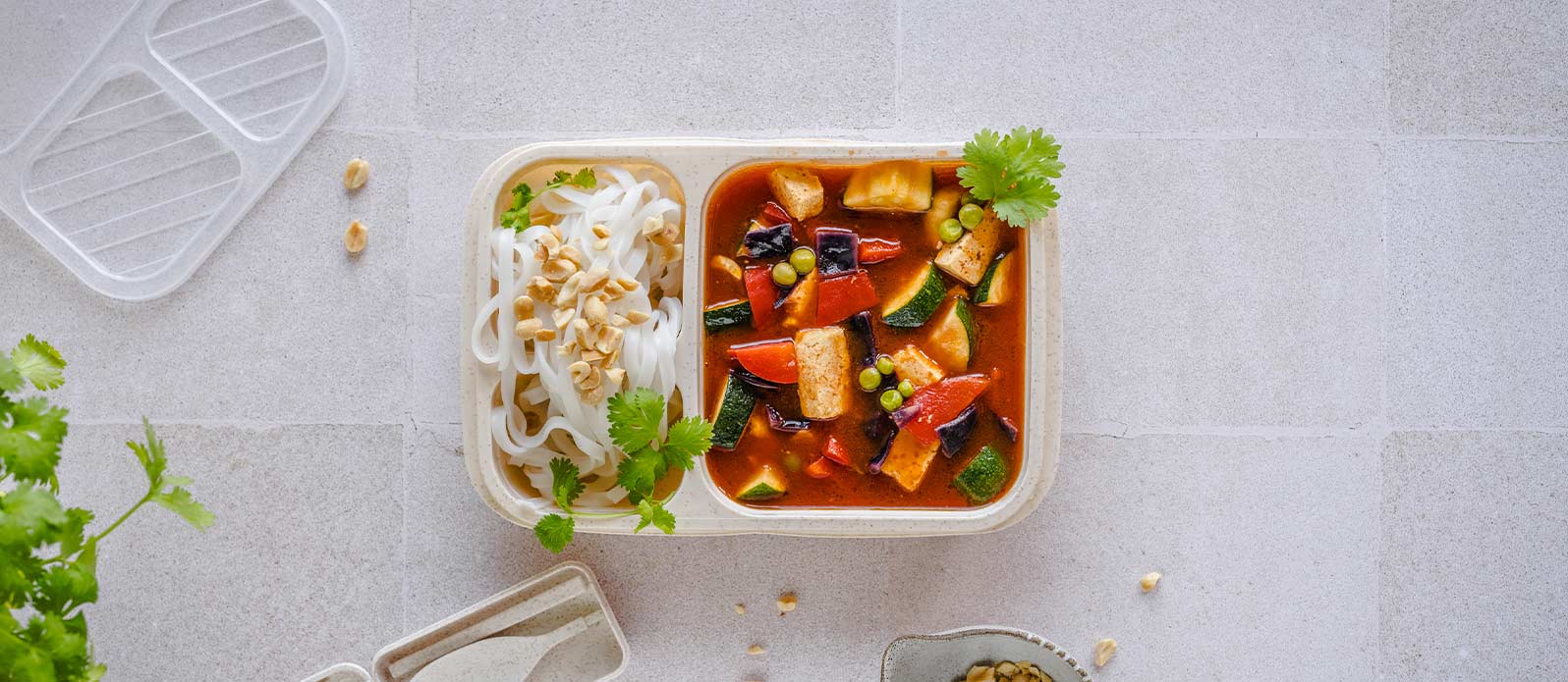 Grönsakssoppa med tofu