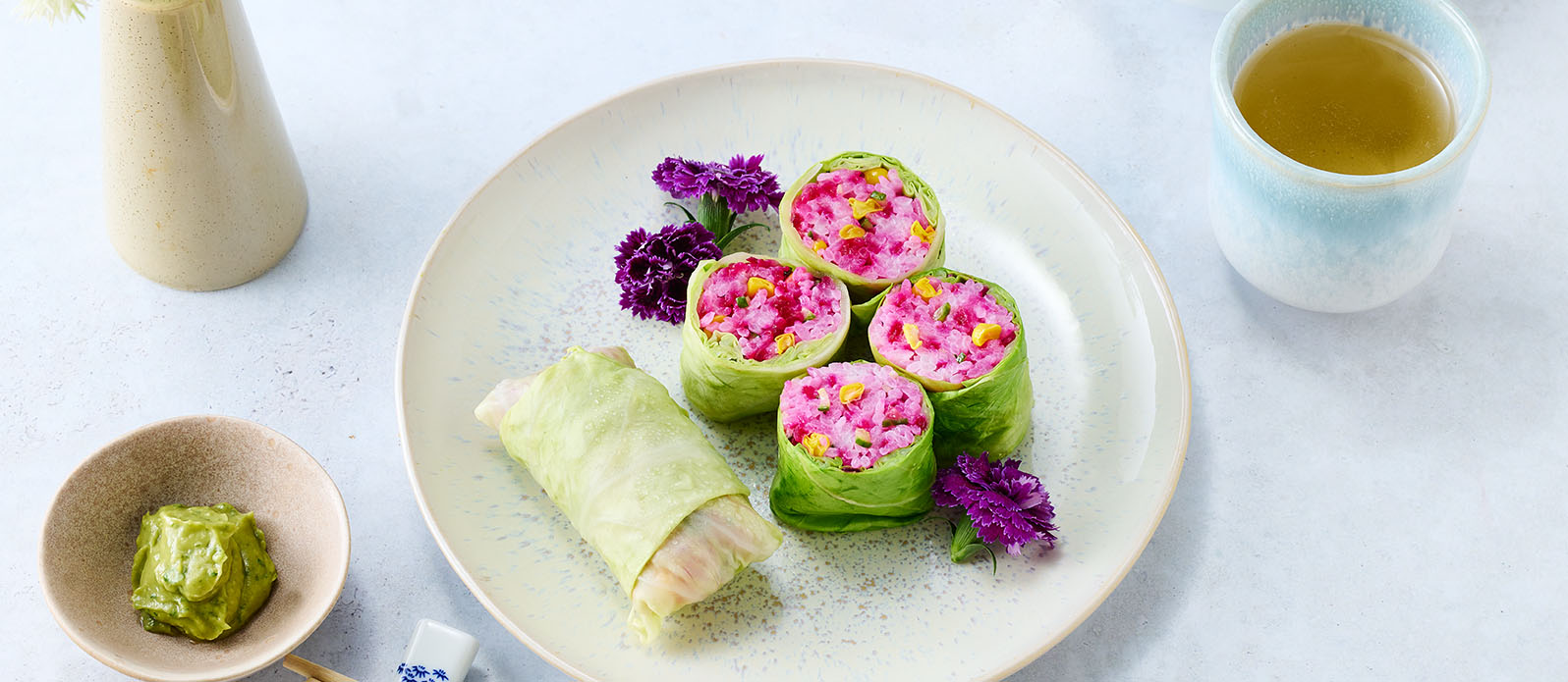 Vegansk kålsushirulle