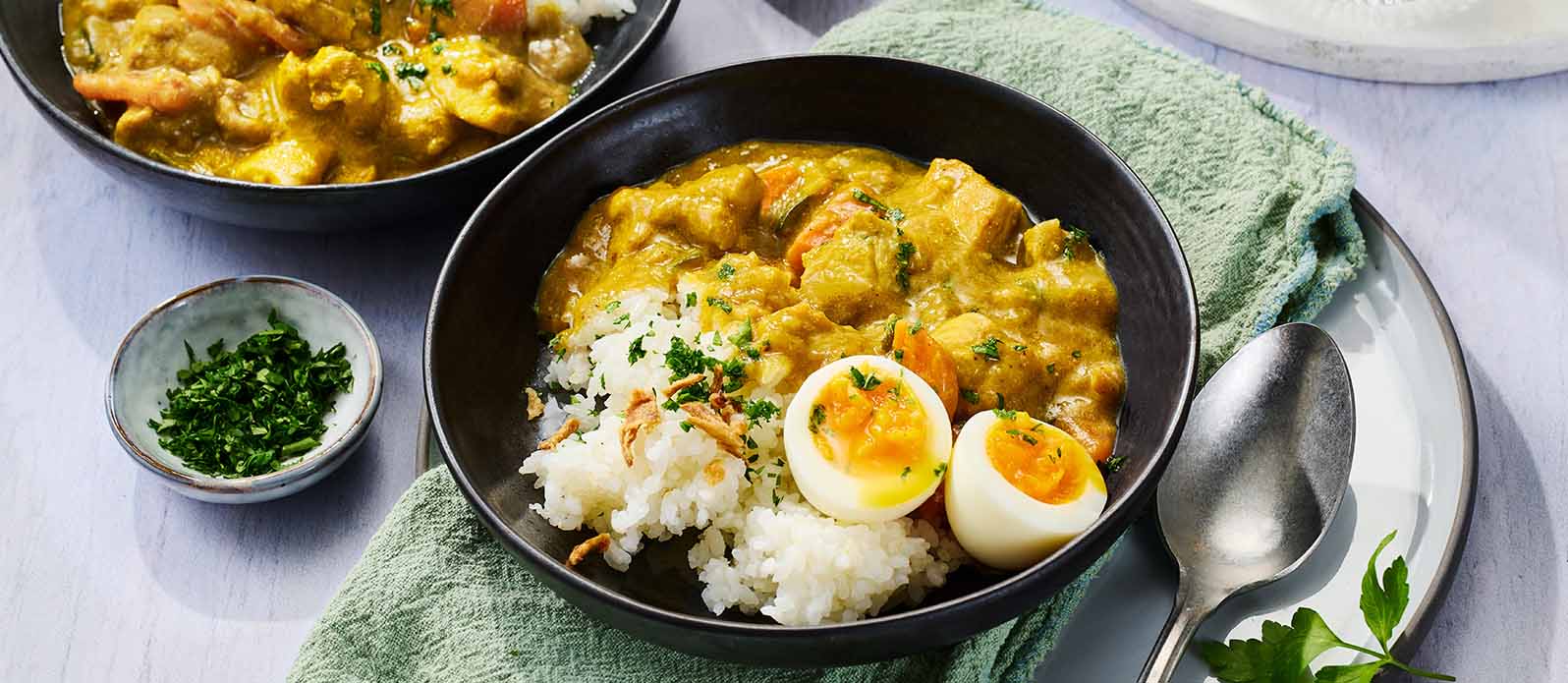Kycklingcurry i japansk stil (utan roux!)
