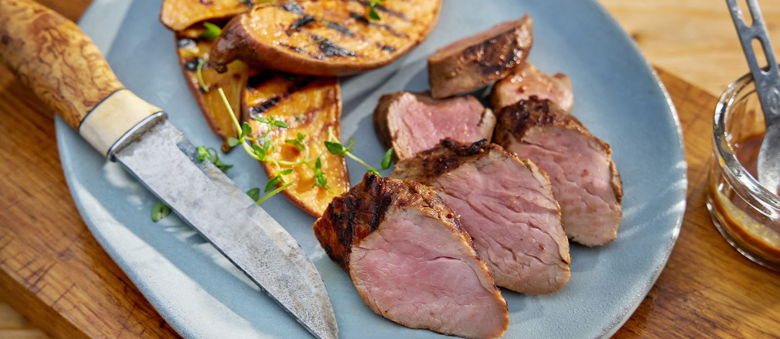 Fläskfilé med senap och miso