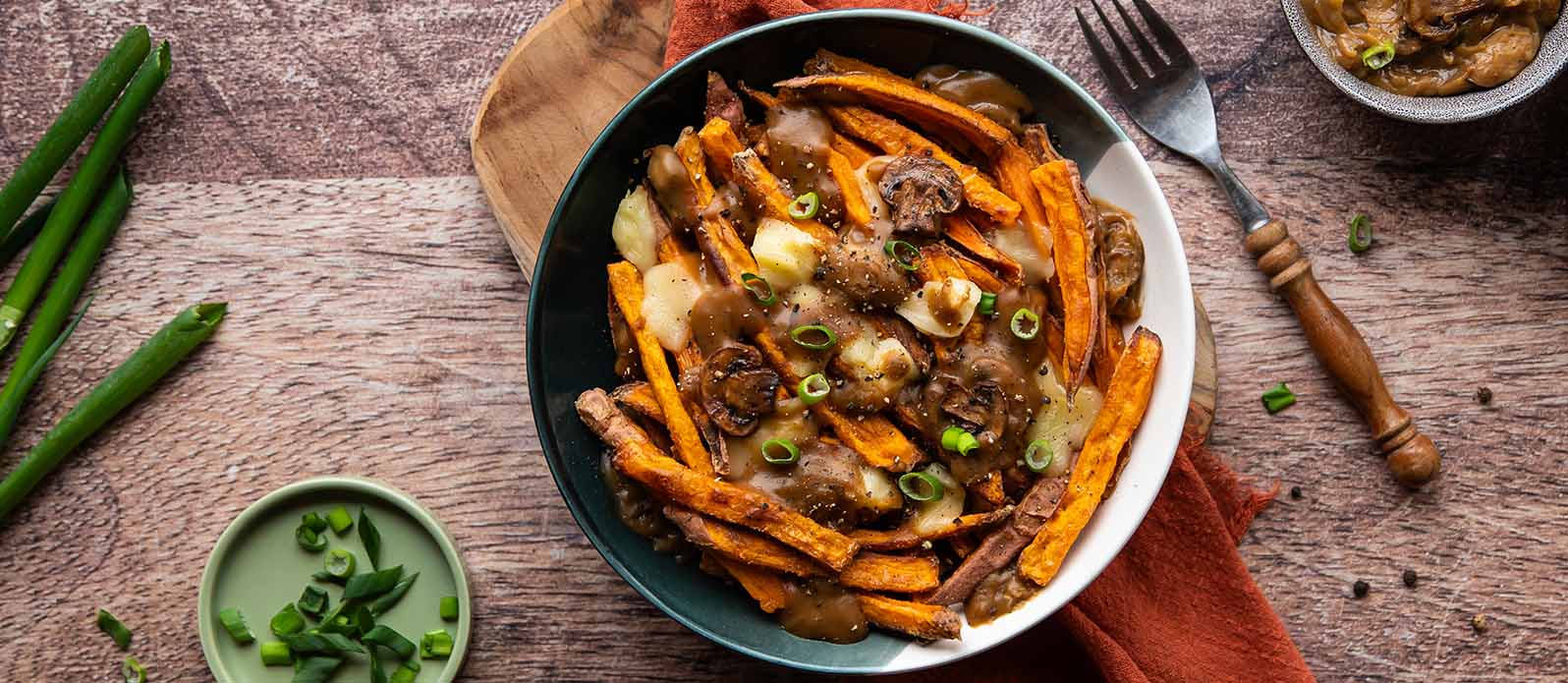 Sötpotatis poutine